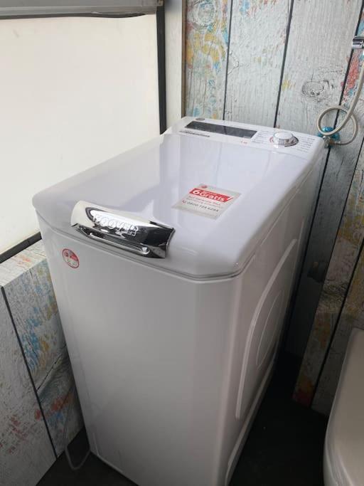 Gleis 2, Waggon Mit Ofen, Optional Mit Whirlpool Und Sauna Dahlem  Exteriör bild