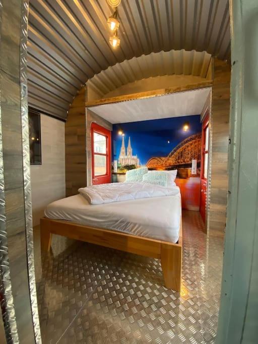 Gleis 2, Waggon Mit Ofen, Optional Mit Whirlpool Und Sauna Dahlem  Exteriör bild