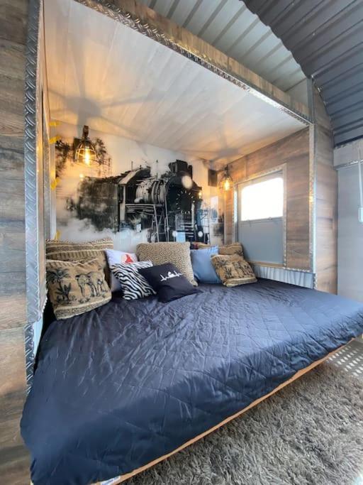 Gleis 2, Waggon Mit Ofen, Optional Mit Whirlpool Und Sauna Dahlem  Exteriör bild