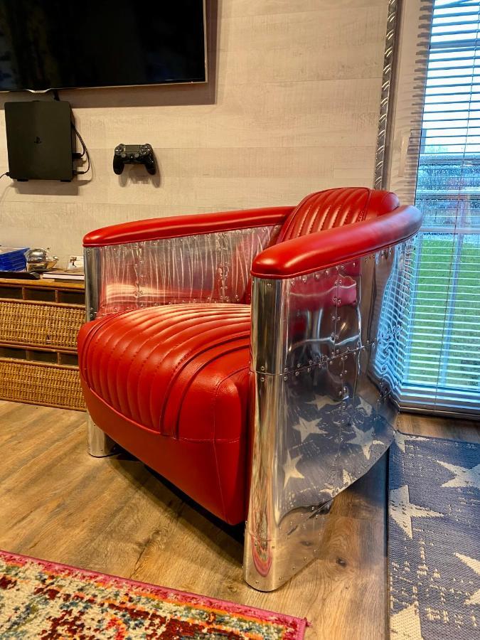 Gleis 2, Waggon Mit Ofen, Optional Mit Whirlpool Und Sauna Dahlem  Exteriör bild